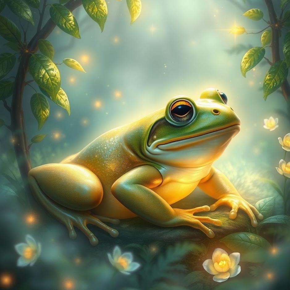 Dream : Large frog in a dream