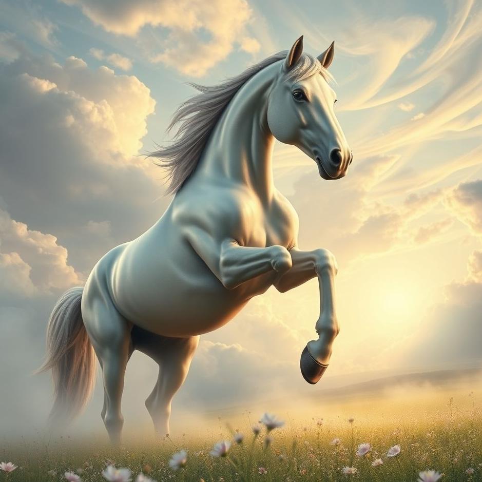 Dream : Large horse in a dream