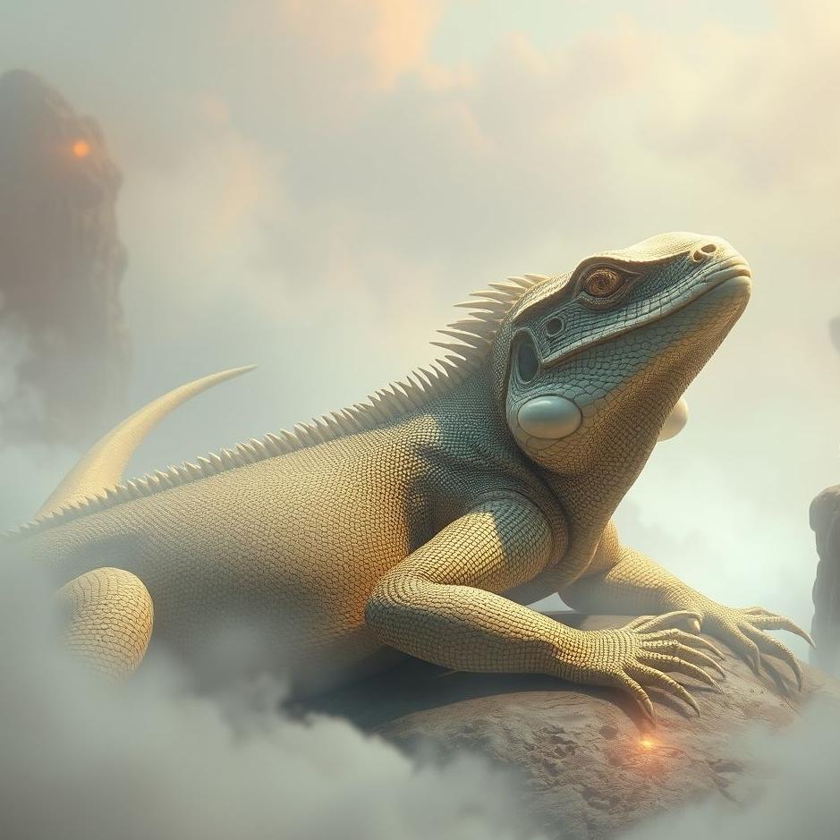 Dream : Large lizard in a dream