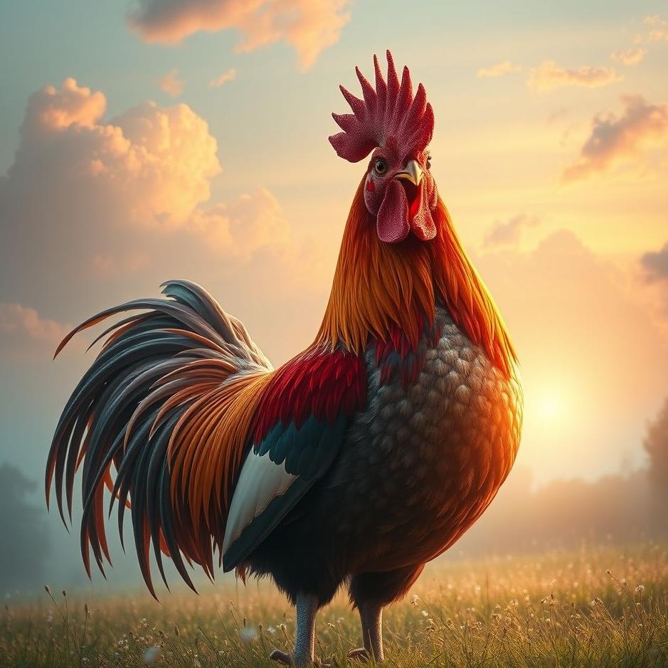 Dream : Large rooster in a dream