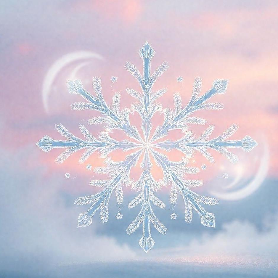 Dream : Large snowflake in a dream