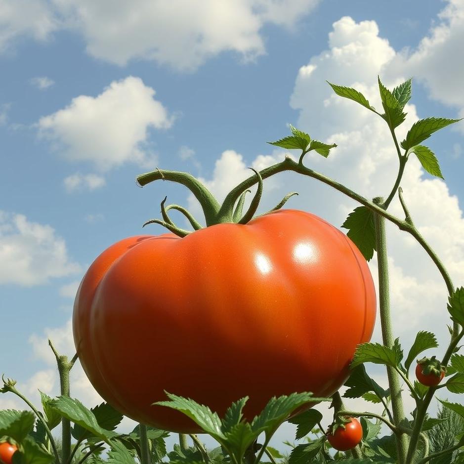 Dream : Large tomato in a dream