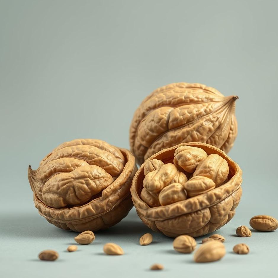 Dream : Large walnuts in shells in a dream