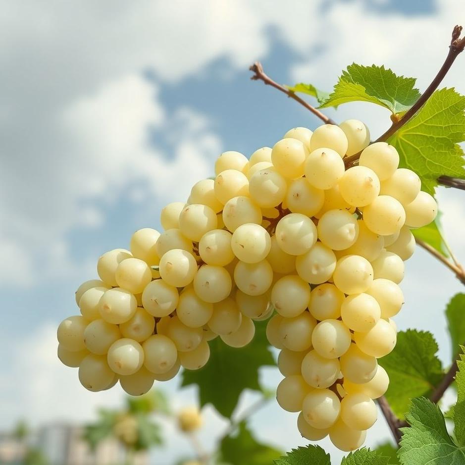 Dream : Large white grapes in a dream