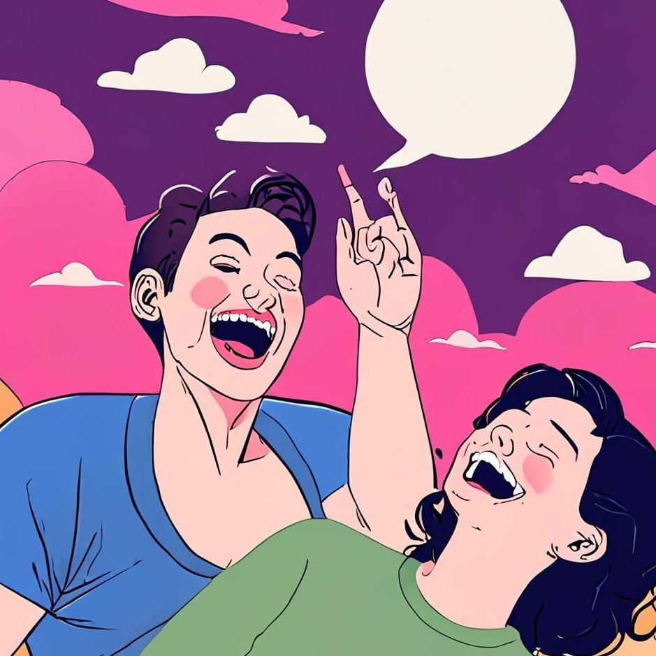 Dream : Laughing at a joke in a dream