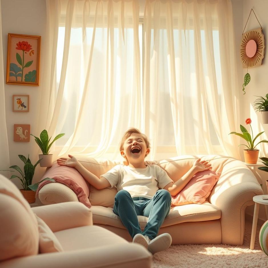 Dream : Laughing at home in a dream