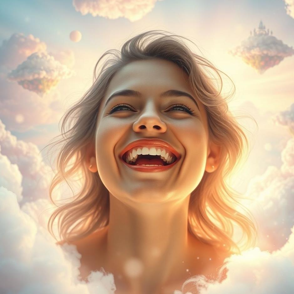 Dream : Laughing to be happy in a dream