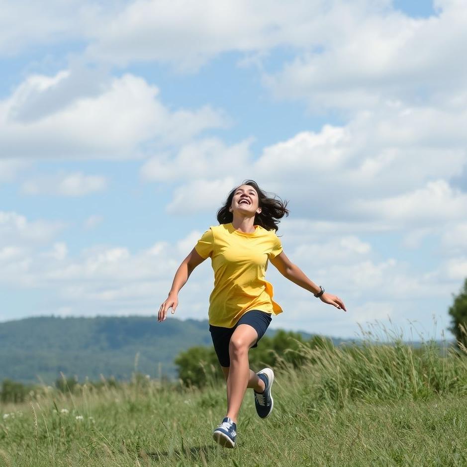 Dream : Laughing while running in a dream
