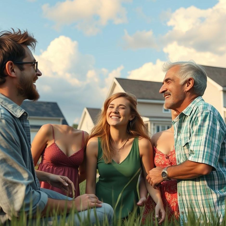 Dream : Laughing with neighbors in a dream