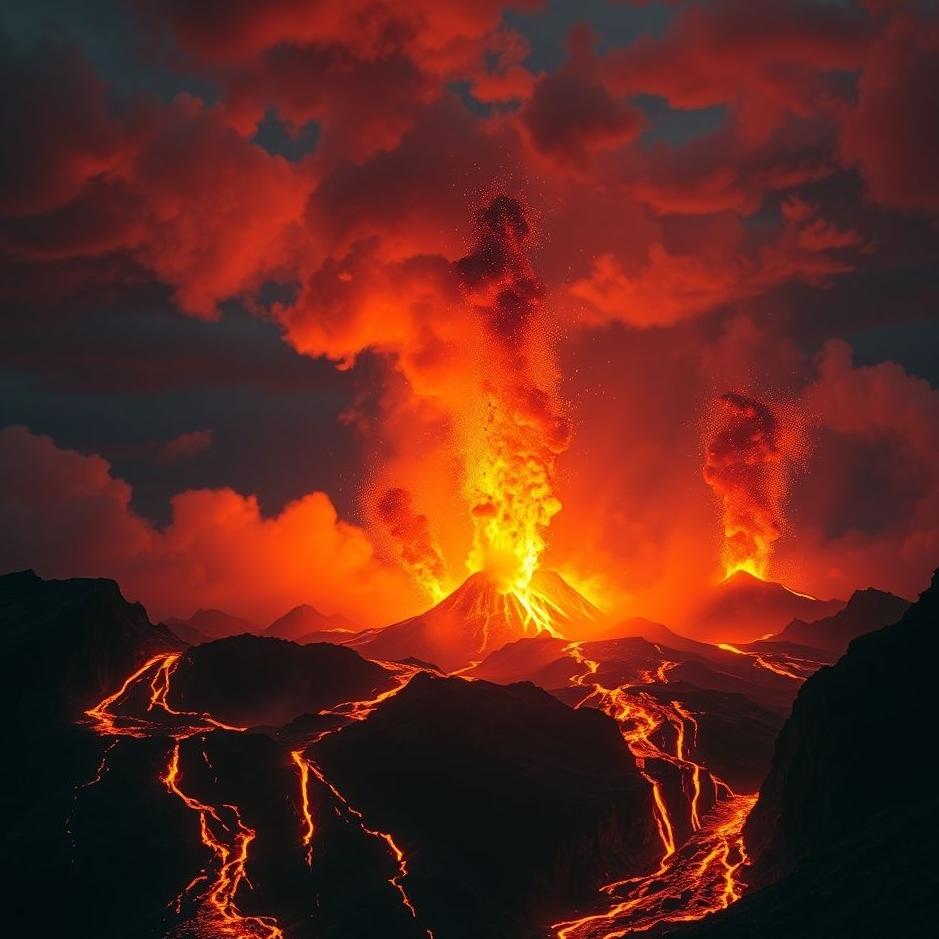 Dream : Lava explosion in a dream