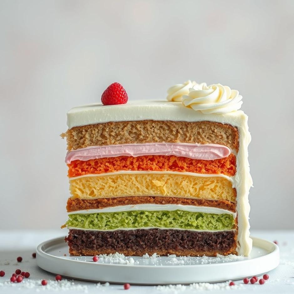 Dream : Layered cake in a dream