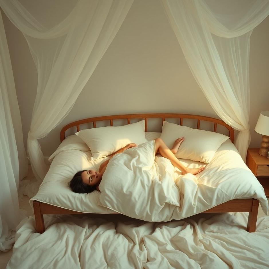 Dream : Laying a bed in a dream