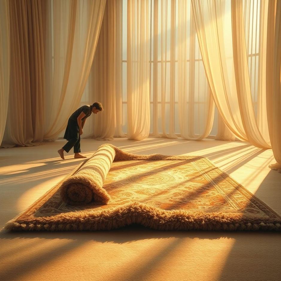 Dream : Laying a carpet in a dream