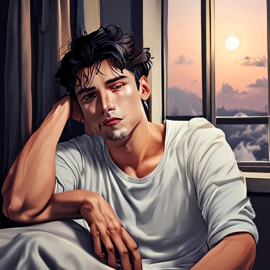 Dream : Leaning on his shoulder in a dream