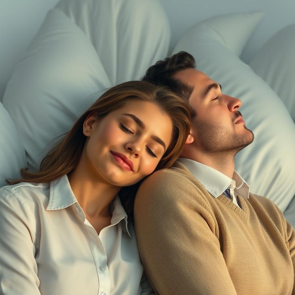 Dream : Leaning on your colleague's shoulder in a dream