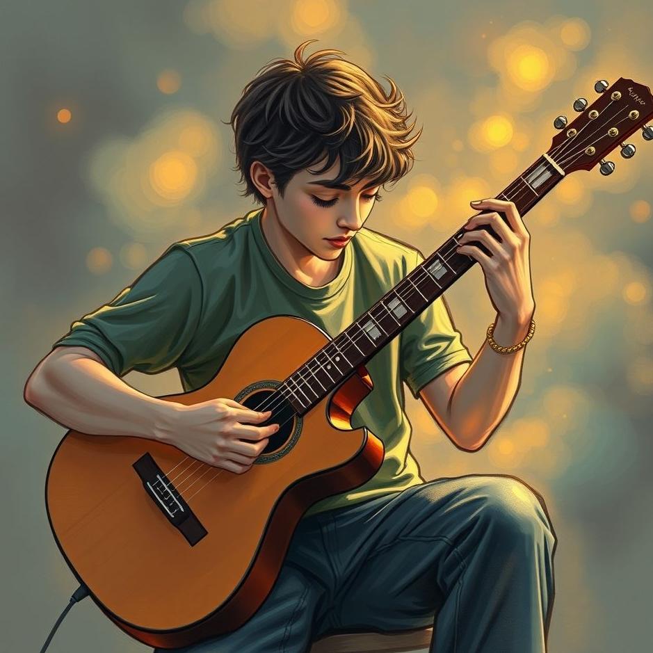 Dream : Learning the guitar in your dream