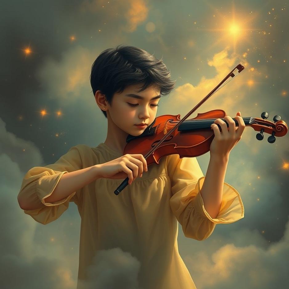 Dream : Learning to play the violin in a dream