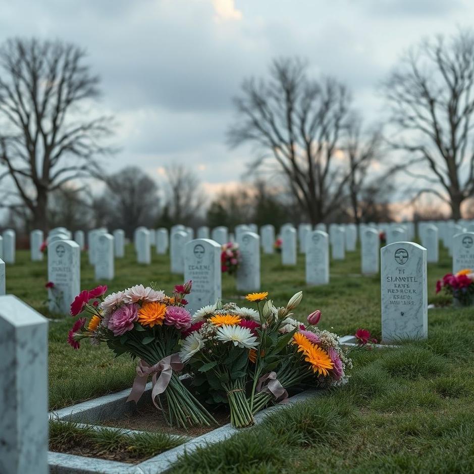 Dream : Leaving flowers on a grave in a dream