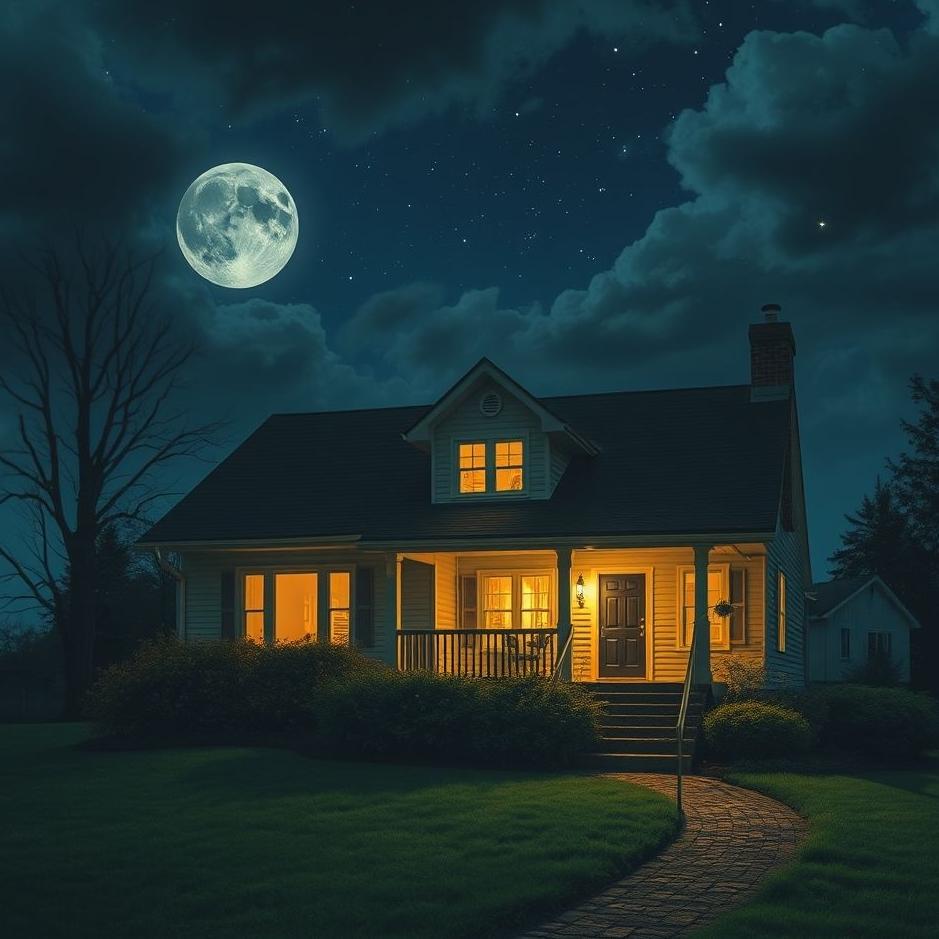 Dream : Leaving home at night in a dream