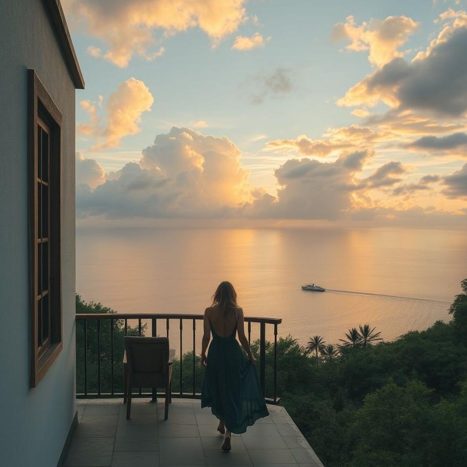 Dream : Leaving the balcony in a dream