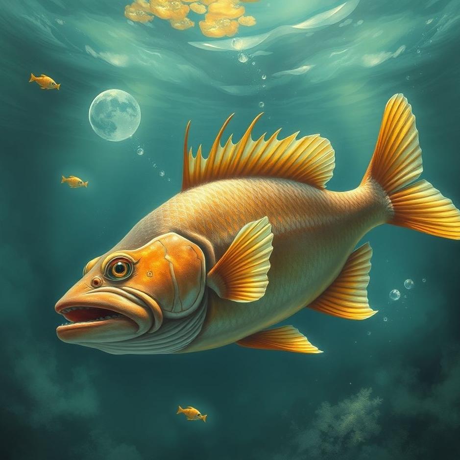 Dream : Legendary fish in a dream