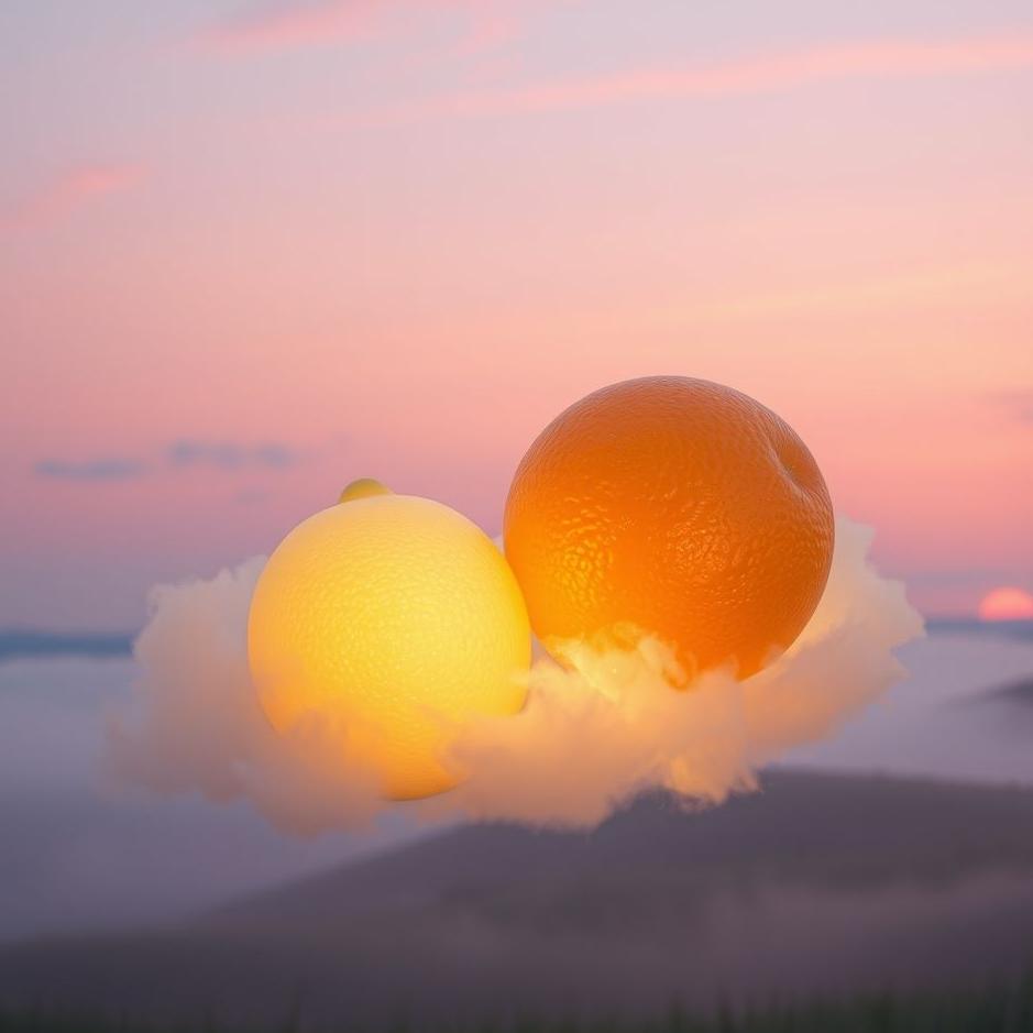 Dream : Lemon and orange in a dream