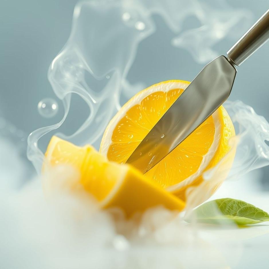Dream : Lemon being cut in a dream