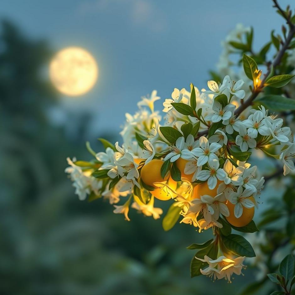 Dream : Lemon tree flowers in a dream