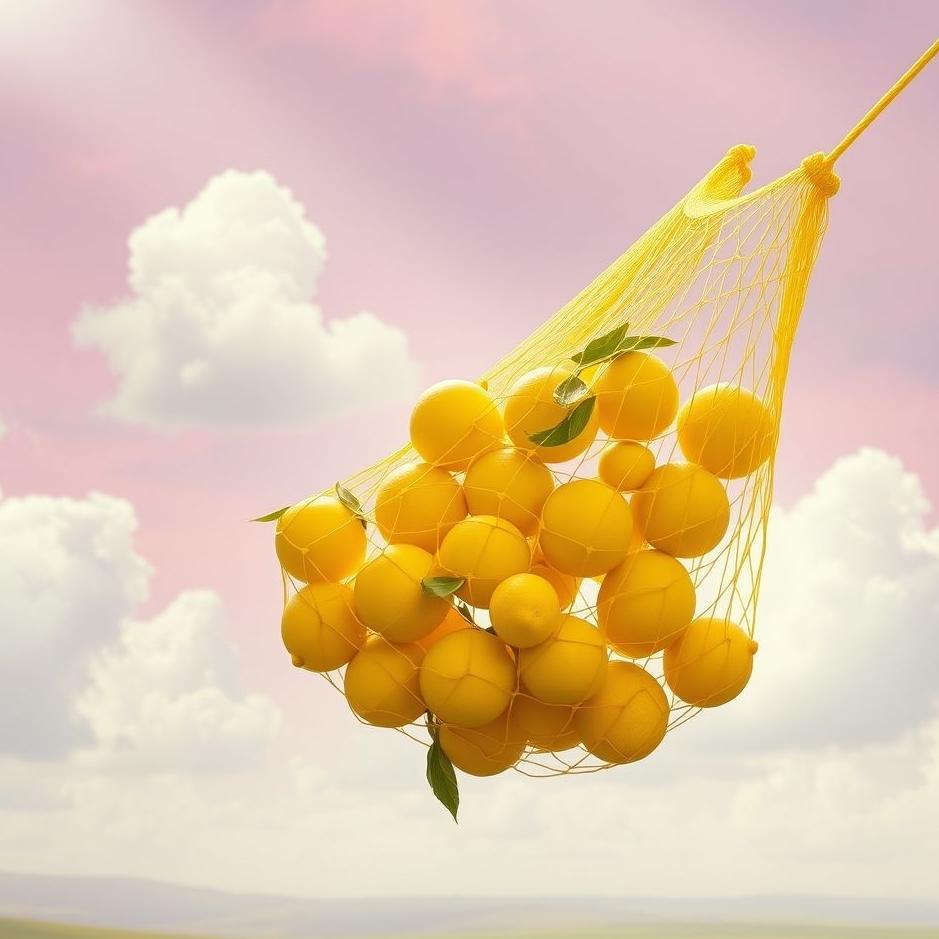 Dream : Lemons in a net in a dream