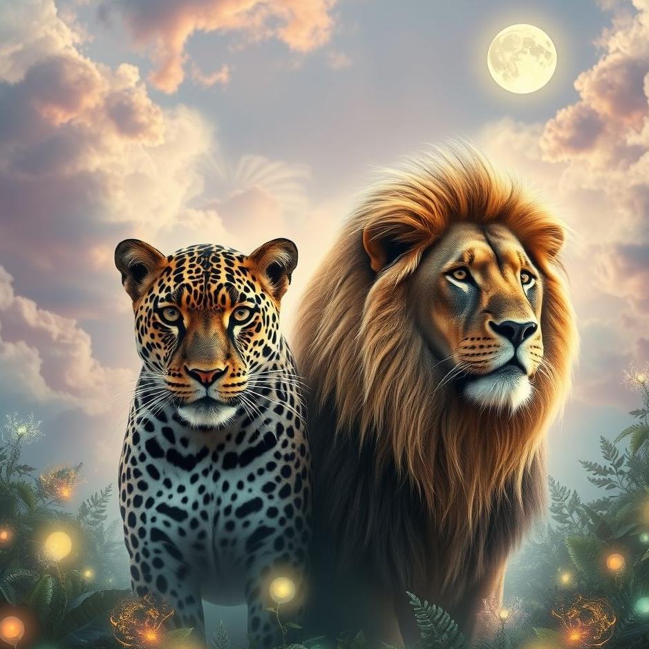 Dream : Leopard lion in a dream