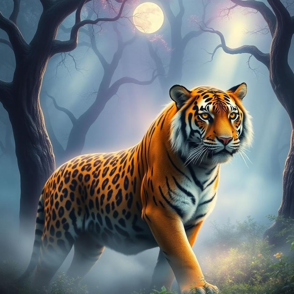 Dream : Leopard tiger in a dream