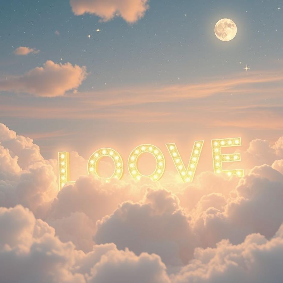 Dream : Letters in the sky in a dream