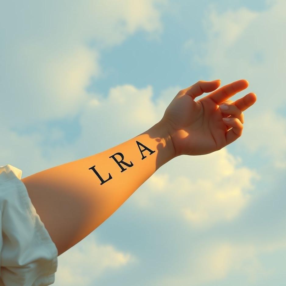 Dream : Letters on your arm in a dream