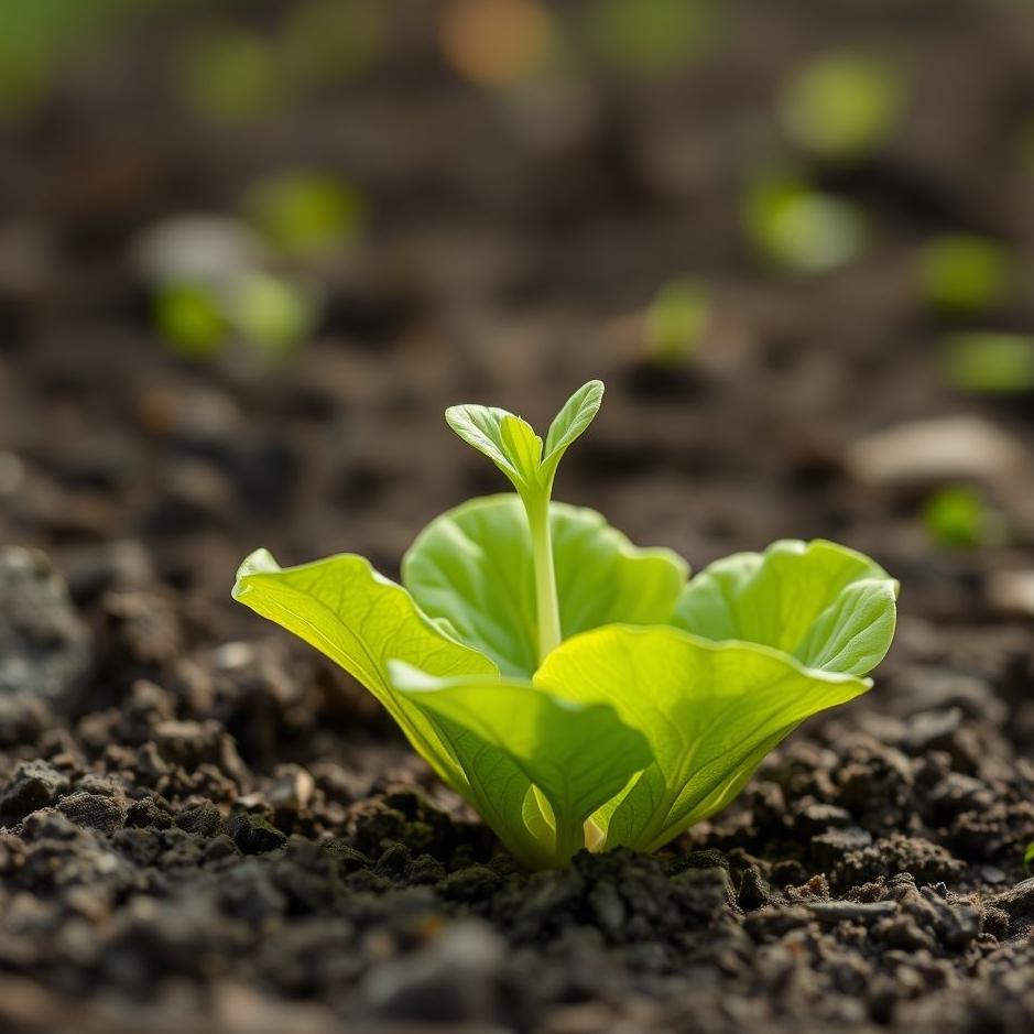 Dream : Lettuce seedling in a dream