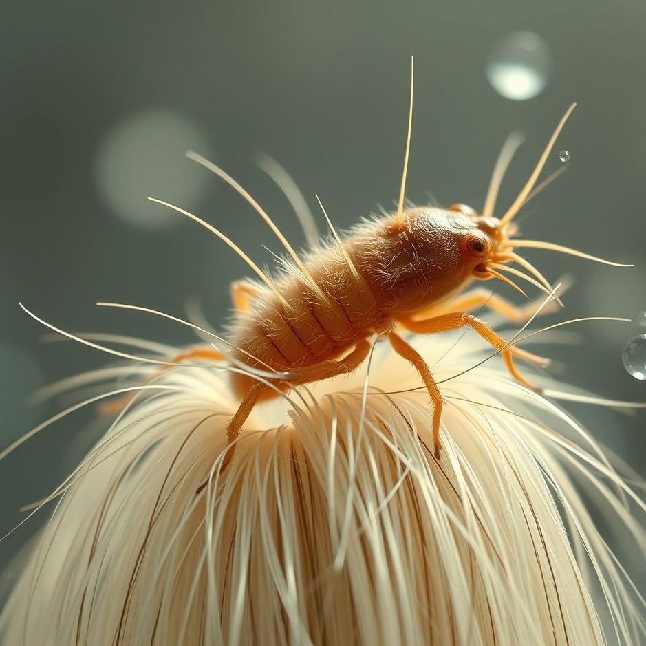 Dream : Lice coming out of hair in a dream