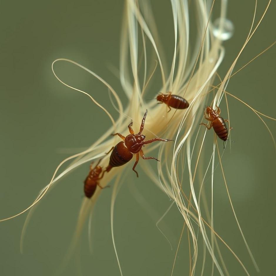 Dream : Lice falling out of hair in a dream