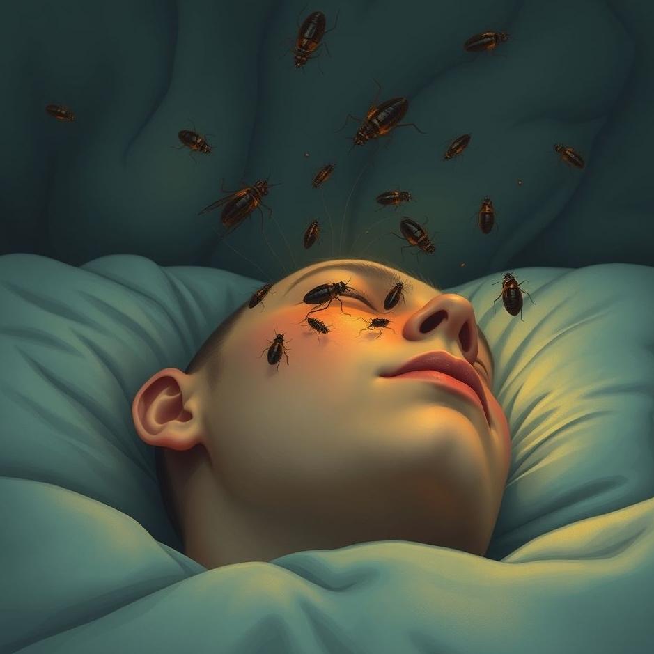 Dream : Lice falling out of your head in a dream
