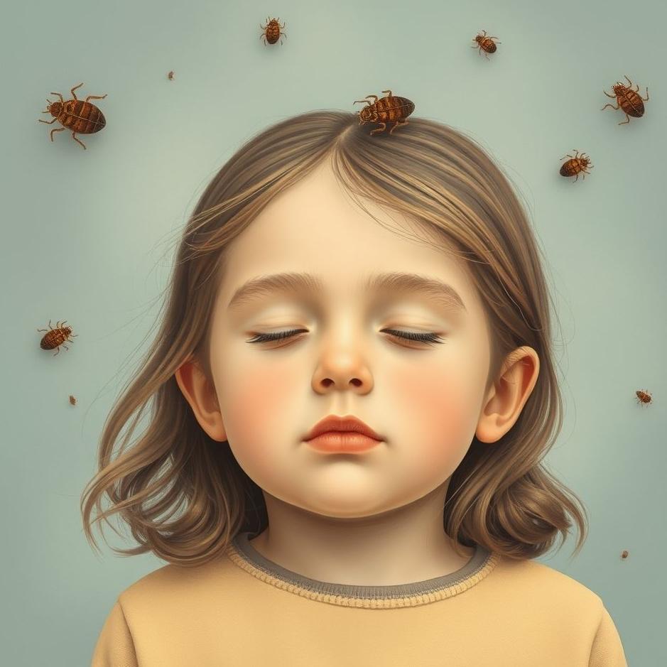 Dream : Lice on your daughter's head in a dream