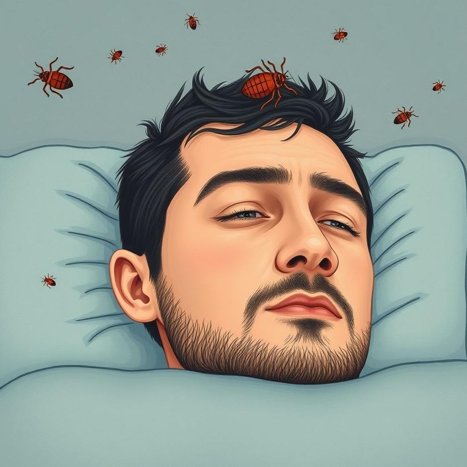 Dream : Lice on your husband's head in a dream