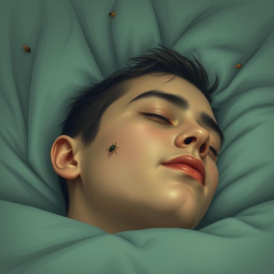 Dream : Lice on your own head in a dream