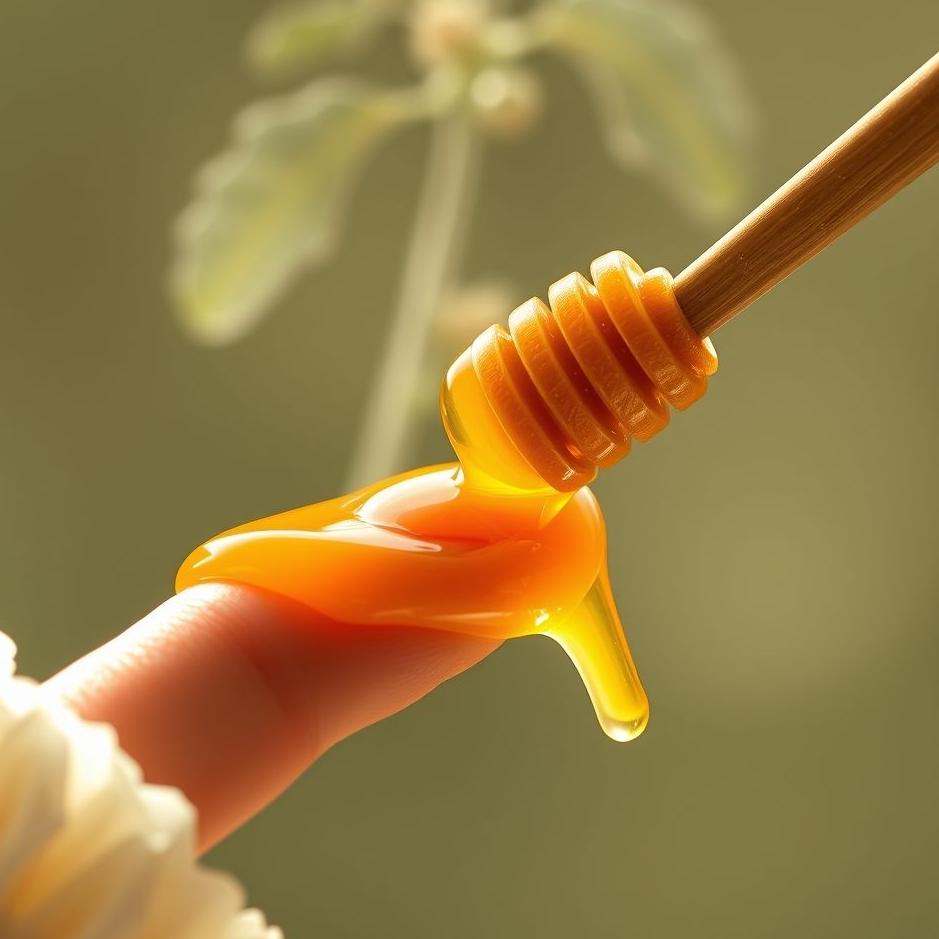 Dream : Licking honey from a finger in a dream