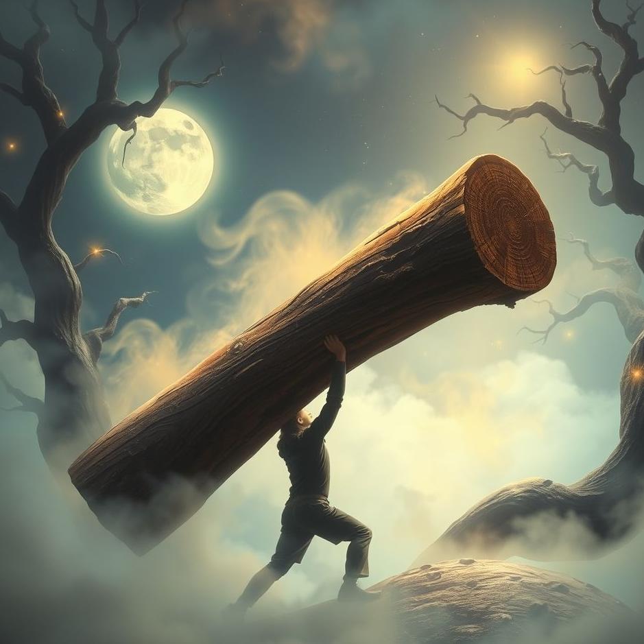 Dream : Lifting a log in a dream