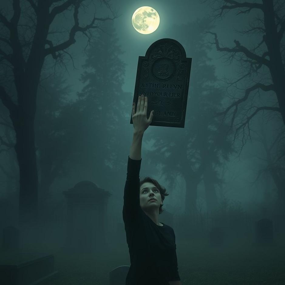 Dream : Lifting a tombstone in a dream