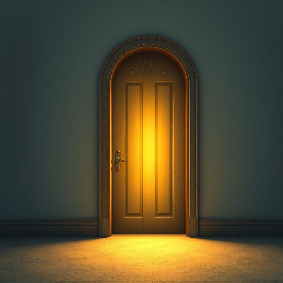 Dream : Light in front of the door in a dream