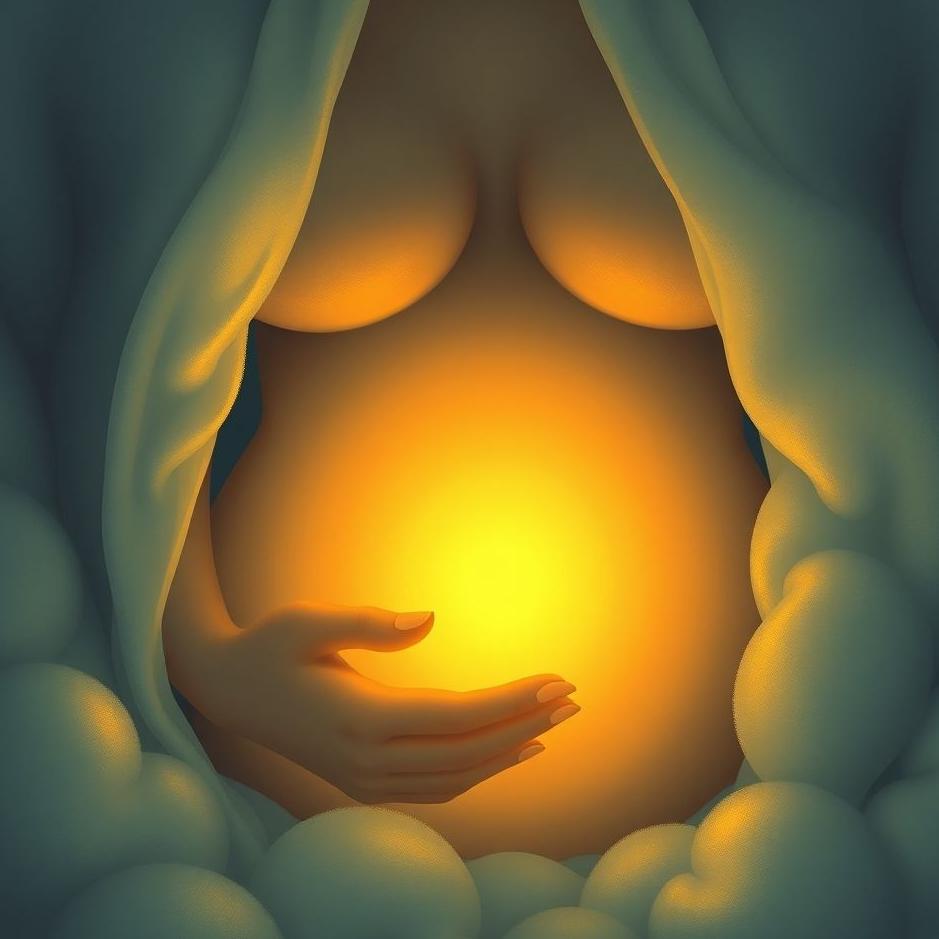 Dream : Light in your belly in a dream