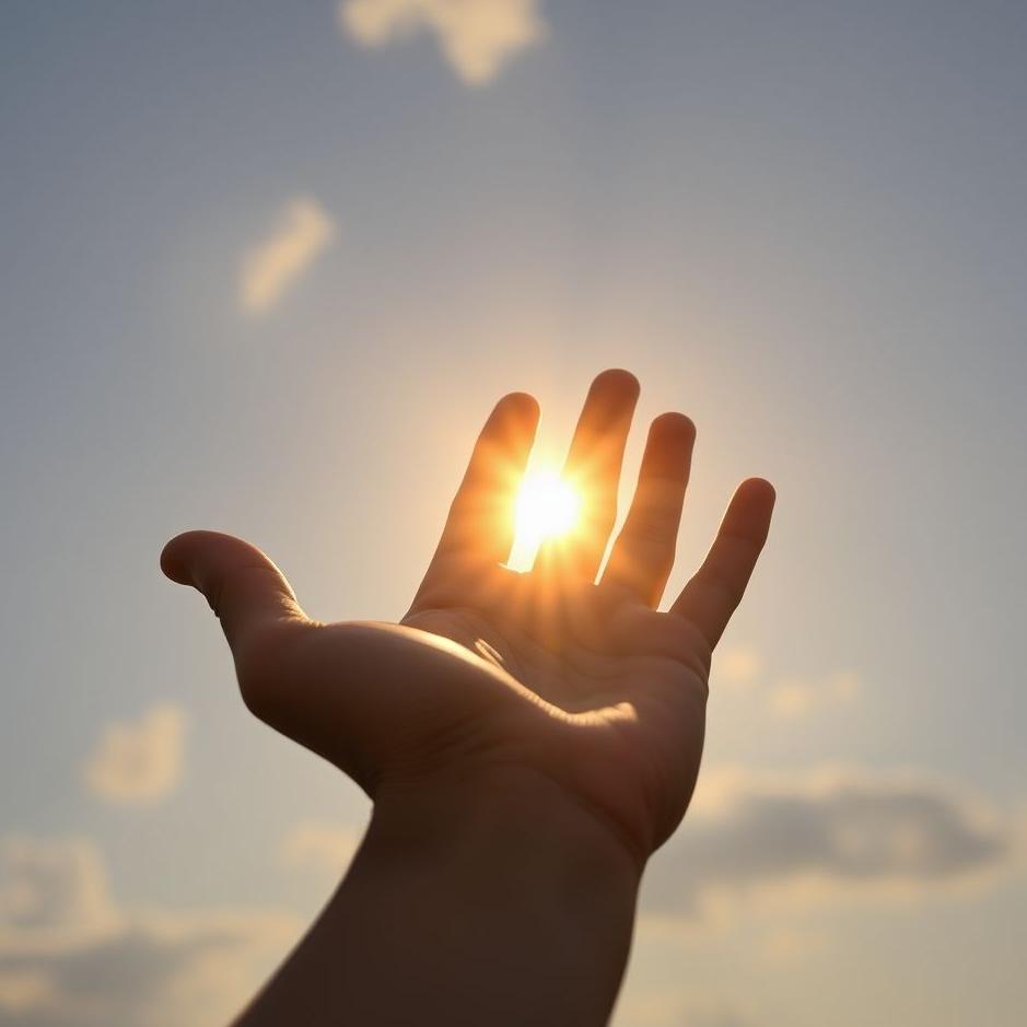 Dream : Light in your right hand in a dream