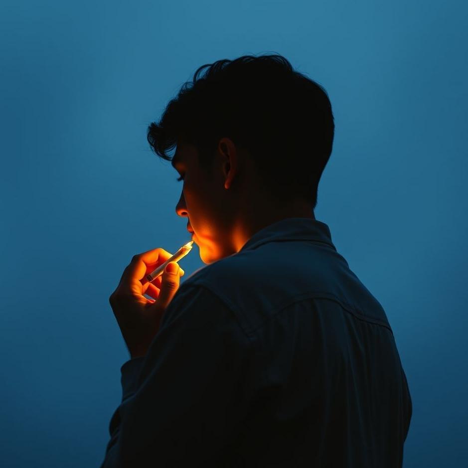 Dream : Lighting a cigarette backwards in a dream