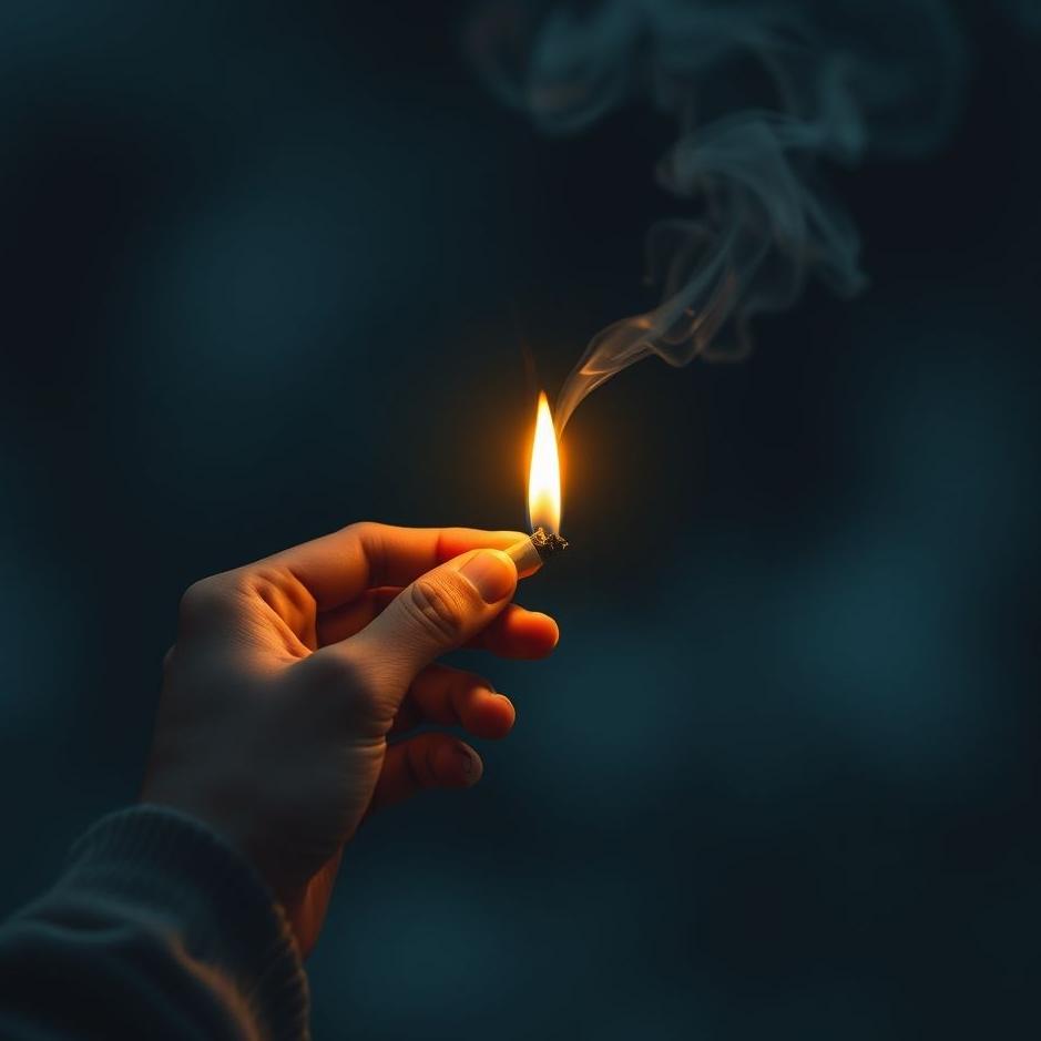 Dream : Lighting a cigarette in a dream