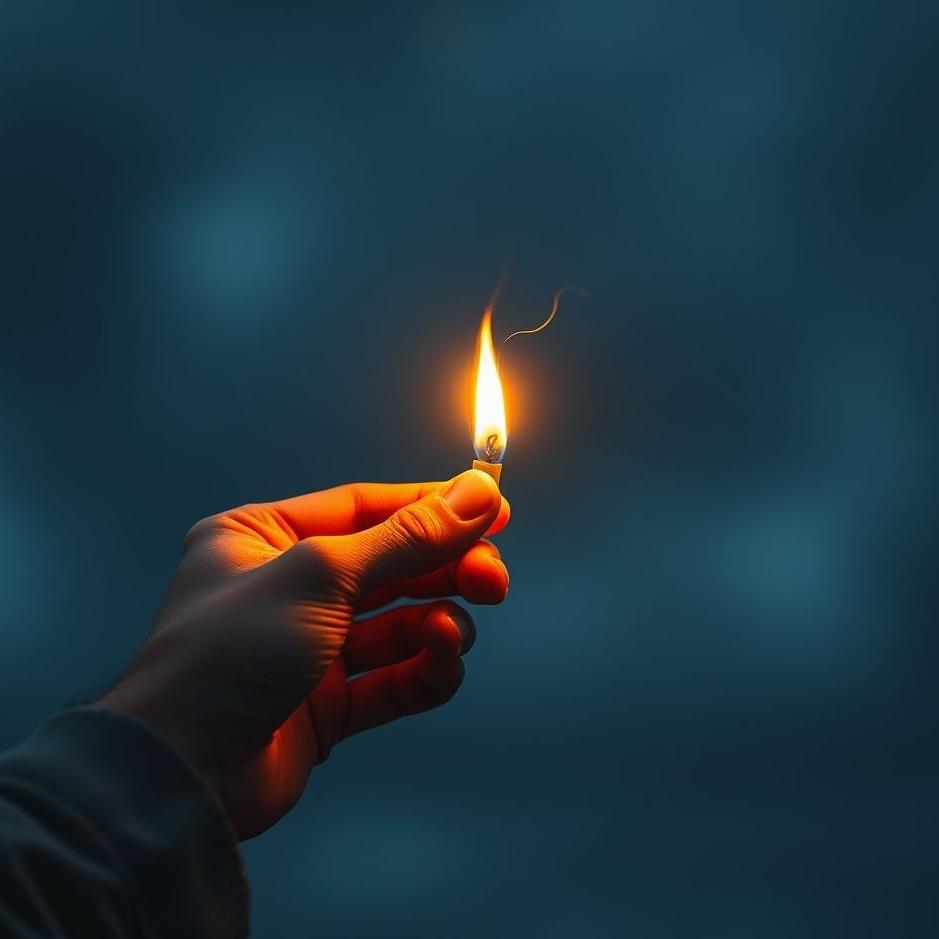 Dream : Lighting a fuse in a dream