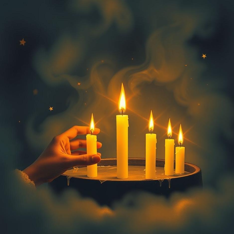 Dream : Lighting candles in a dream